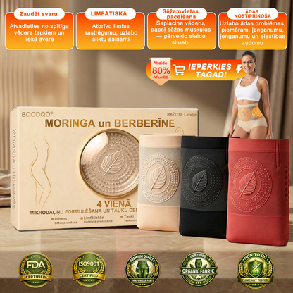 ✅ Tikai oficiālais veikals -70% 🔥 BQODQO® 4-in-1 šorti – Notievē, tonizē, sadedzina taukus 👇 Ar Moringu & Berberīnu | Redzami rezultāti